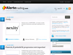 Détails :  Bourse  Alerte trading  Opportunités 