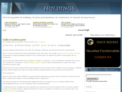 Détails : Holdings, participations, rendement et long terme