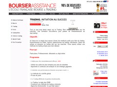 Détails : BoursierAssistance Formation trading