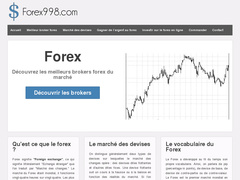 Forex 998 : le site qui va vous apprendre le forex